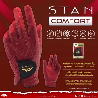 ภาพขนาดย่อของภาพหน้าปกสินค้าถุงมือกอล์ฟ "หนัง" STAN COMFORT  ,Glove​ BY FIT39 EX ของเเท้100​% จากร้าน kanjanagolf_bangphra บน Shopee ภาพที่ 5
