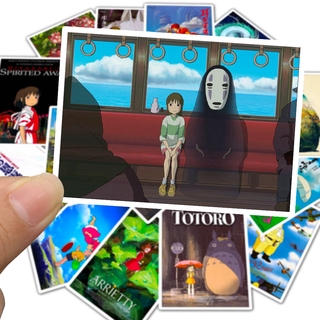 TOTORO noface movie poster Sticker 25แผ่น  พีวีซี กันน้ำ สติ๊กเกอร์ ผีไร้หน้า