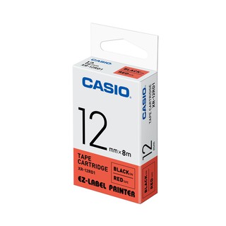Casio Calculator เทปสติ๊กเกอร์   คาสิโอ รุ่น  XR-12RD แบบสีแดง