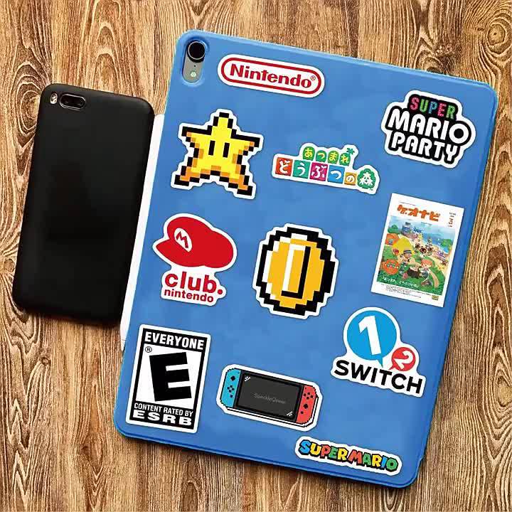 set-sticker-nintendo-50-ชิ้น-สติกเกอร์นินเทนโด้-สำหรับติดเครื่อง-nintendo-switch-เคสมือถือ-notebook-กระเป๋าเดินทาง