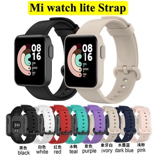 สินค้า สายนาฬิกา Xiaomi Mi Watch Lite Straps สาย ยางซิลิโคน รุ่น เบสิค สาย Redmi Watch