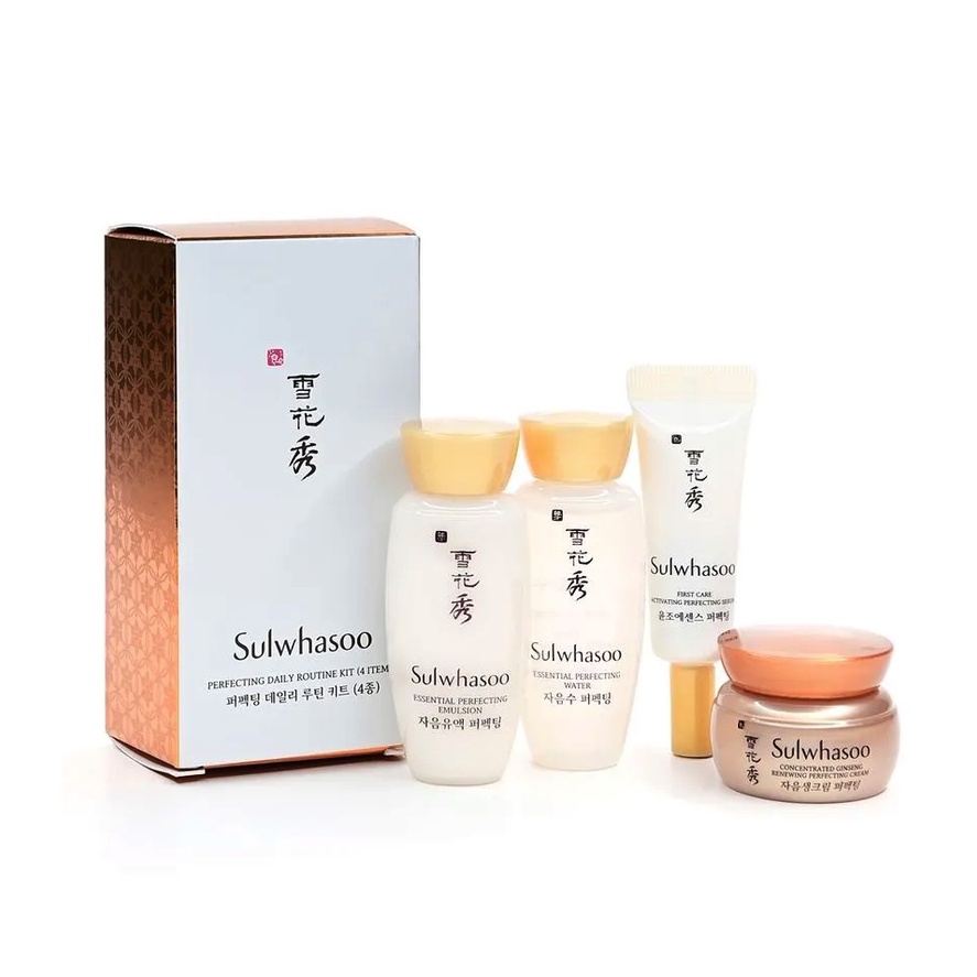 เซต4ชิ้นของแท้ถูกสุด-โซลวาซูเซต4ชิ้น-sulwhasoo-perfecting-daily-routine-kit-4items