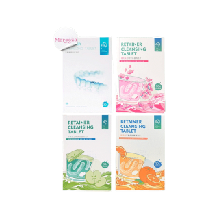 โปรโมชั่น : ฉลากไทย Merkeza Cleansing Tablets เม็ดฟู่ทำความสะอาด รีเทนเนอร์ ฟันปลอมเม็ดฟู่ 1กล่อง 30เม็ด