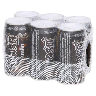 Birdy Black Instant Coffee 180ml x 6 Cans