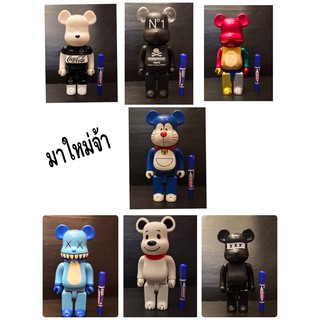 สินค้ามาใหม่ค่ะ !! Bearbrick 400% - แบร์บริคคอวส์ หมีแบร์บริค ขนาดความสูง 28 ซม. สินค้าพร้อมกล่อง ของขวัญ ของสะสม โมเดล