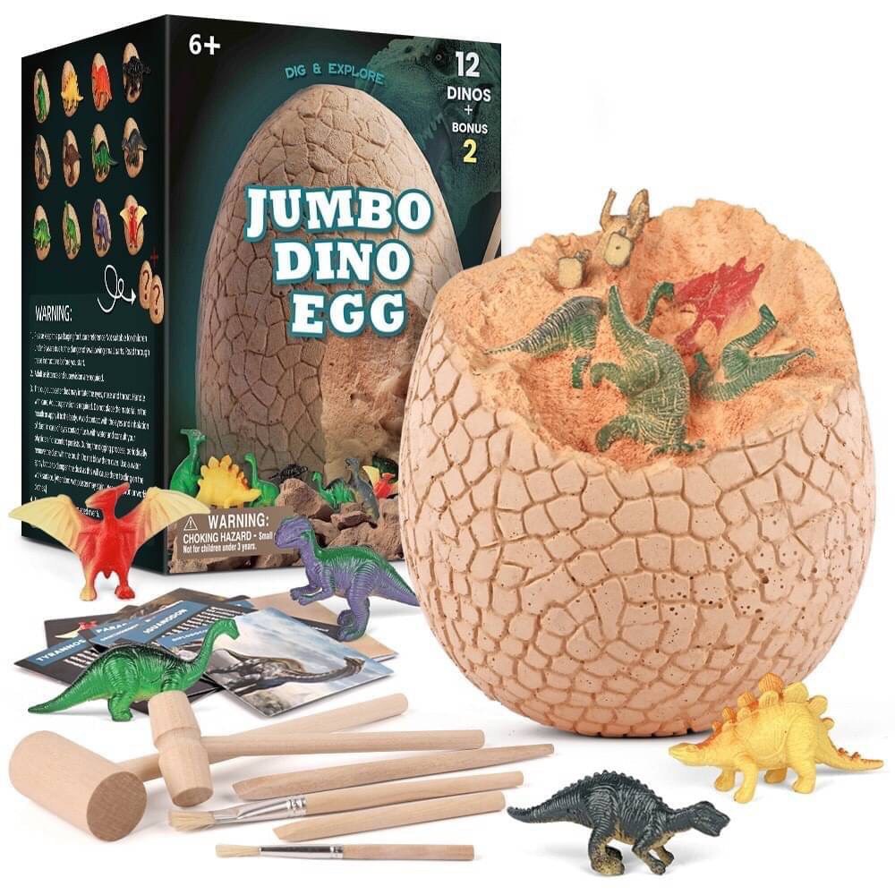 พร้อมส่งจากไทย-jumbo-dinosaur-ขุดไข่ไดโนเสาร์ใบใหญ่ยักษ์-ให้เด็กๆได้ขุดๆ-ค้นหากันสนุก