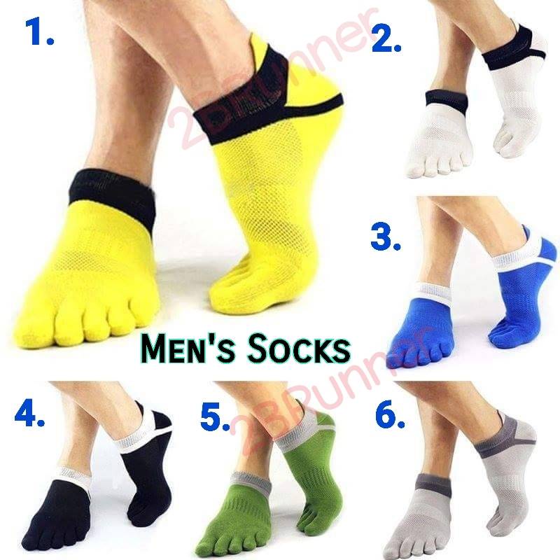 running-socks-ถุงเท้าสำหรับใส่วิ่ง-ทั้งแบบข้อสั้นและแบบแยกนิ้ว-ชายและหญิง