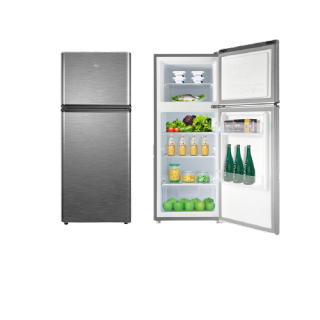 โปรโมชั่น : TCL ตู้เย็น 2 ประตู ขนาด 3.9Q113L สีเงินหรือเทา รุ่น F118TMSTMG ป้องกันน้ำแข็งเกาะ Defrost