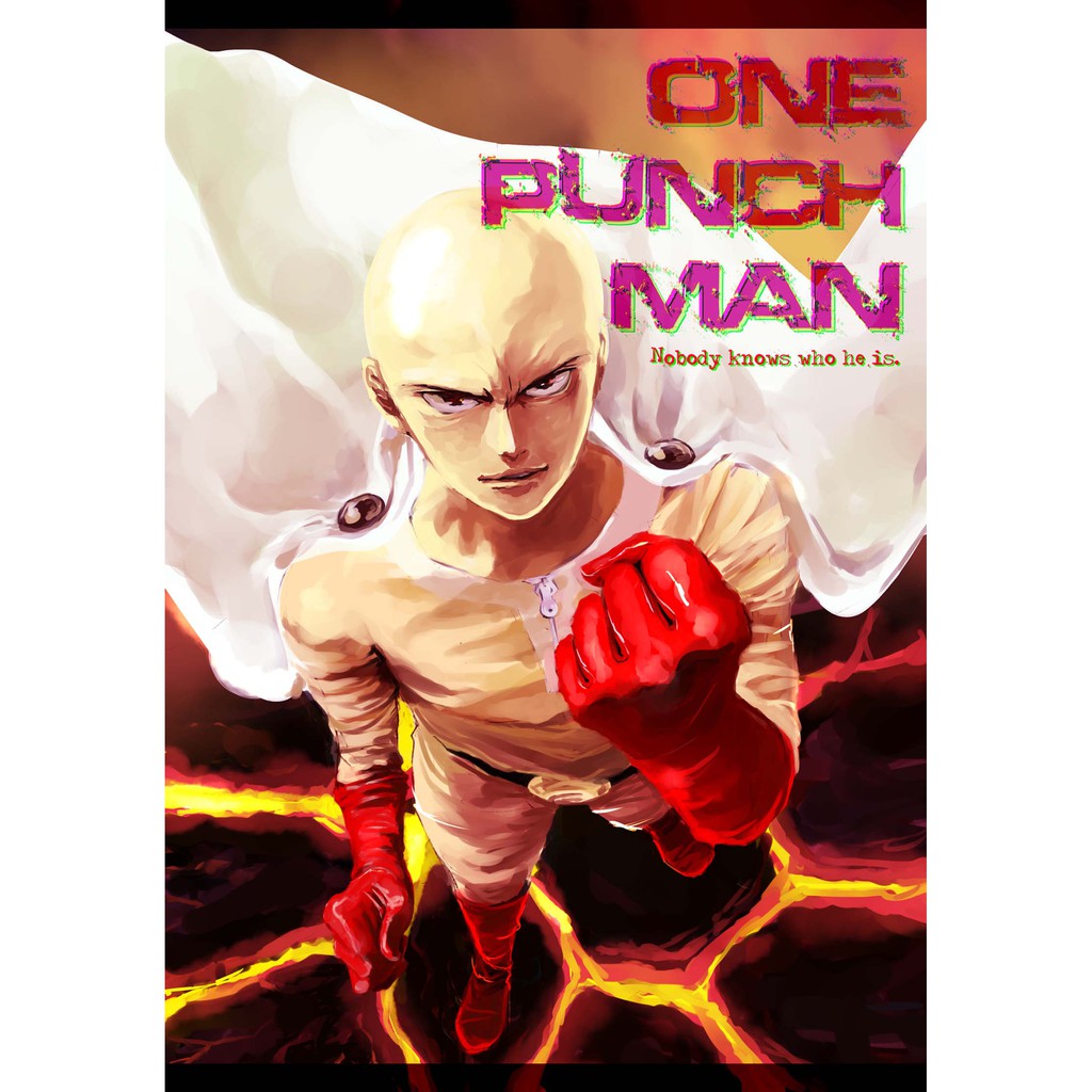 โปสเตอร์-วันพันช์แมน-one-punch-man-ไซตามะ-การ์ตูน-ญี่ปุ่น-poster-ของขวัญ-โปสเตอร์การ์ตูน-japan-anime-onepunchman