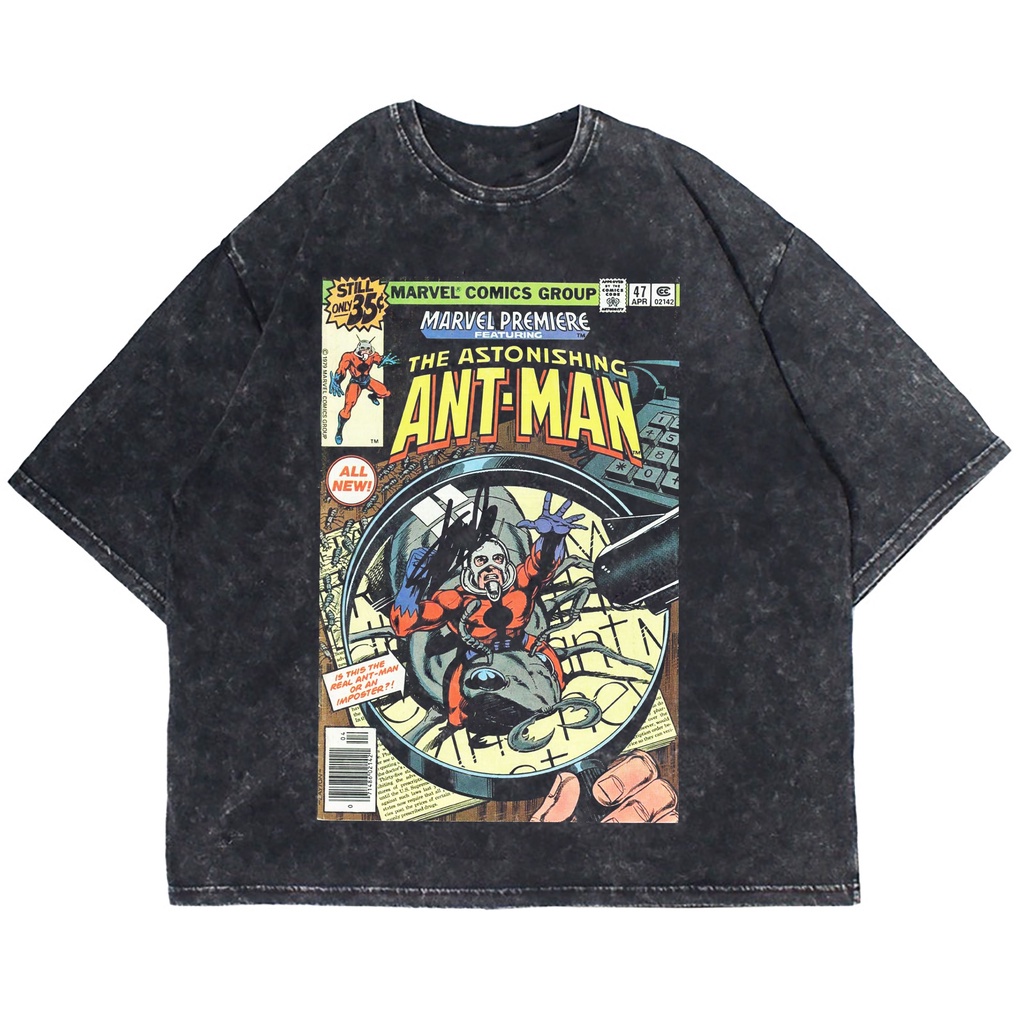 เสื้อยืดพิมพ์ลายแฟชั่นเสื้อยืด-พิมพ์ลาย-marvel-ant-man-the-astronishing-ขนาดใหญ่-สําหรับผู้ชาย