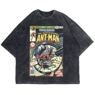 เสื้อยืดพิมพ์ลายแฟชั่นเสื้อยืด พิมพ์ลาย MARVEL ANT MAN THE ASTRONISHING ขนาดใหญ่ สําหรับผู้ชาย