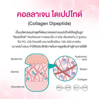 ภาพขนาดย่อของภาพหน้าปกสินค้าVistra Collagen Di Peptide Plus Vitamin C dipeptide ( Di Peptide ) จากร้าน howtoperfect_items บน Shopee ภาพที่ 5