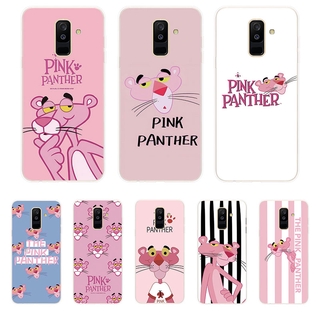 เคสโทรศัพท์มือถือพิมพ์ลาย Pink Panther สําหรับ Samsung Galaxy A 6 A 6 + Plus A7 A8 + Plus A 9 2018