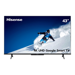Hisense TV 43E7H ทีวี 43 นิ้ว Google TV 4K Ultra HD MEMC Smart TV Netflix Youtube Dolby Atmos /DVB-T2 / USB2.0 / HDMI /AV / Hand-free Voice Control