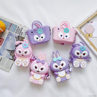 ภาพหน้าปกสินค้าKids Girls Cute Bag Princess Purse Cartoon Bunny Tote Travel Handbag Sweet Crossbody Bag ที่เกี่ยวข้อง