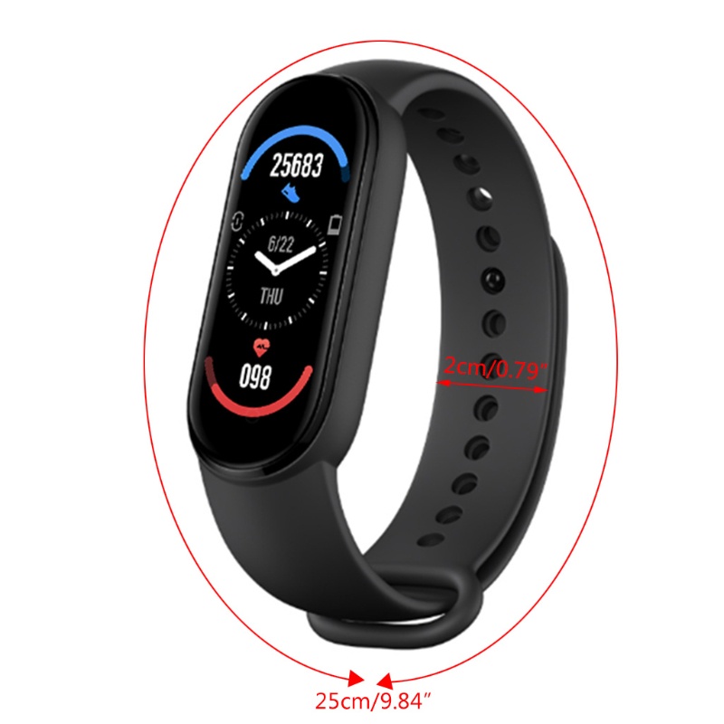 ลดราคาสูง-doublebuy-m6-นาฬิกาข้อมือสมาร์ทวอทช์-วัดอัตราการเต้นหัวใจ-ติดตามการออกกําลังกาย-เล่นกีฬา-สําหรับผู้ชาย-และผู้หญิง