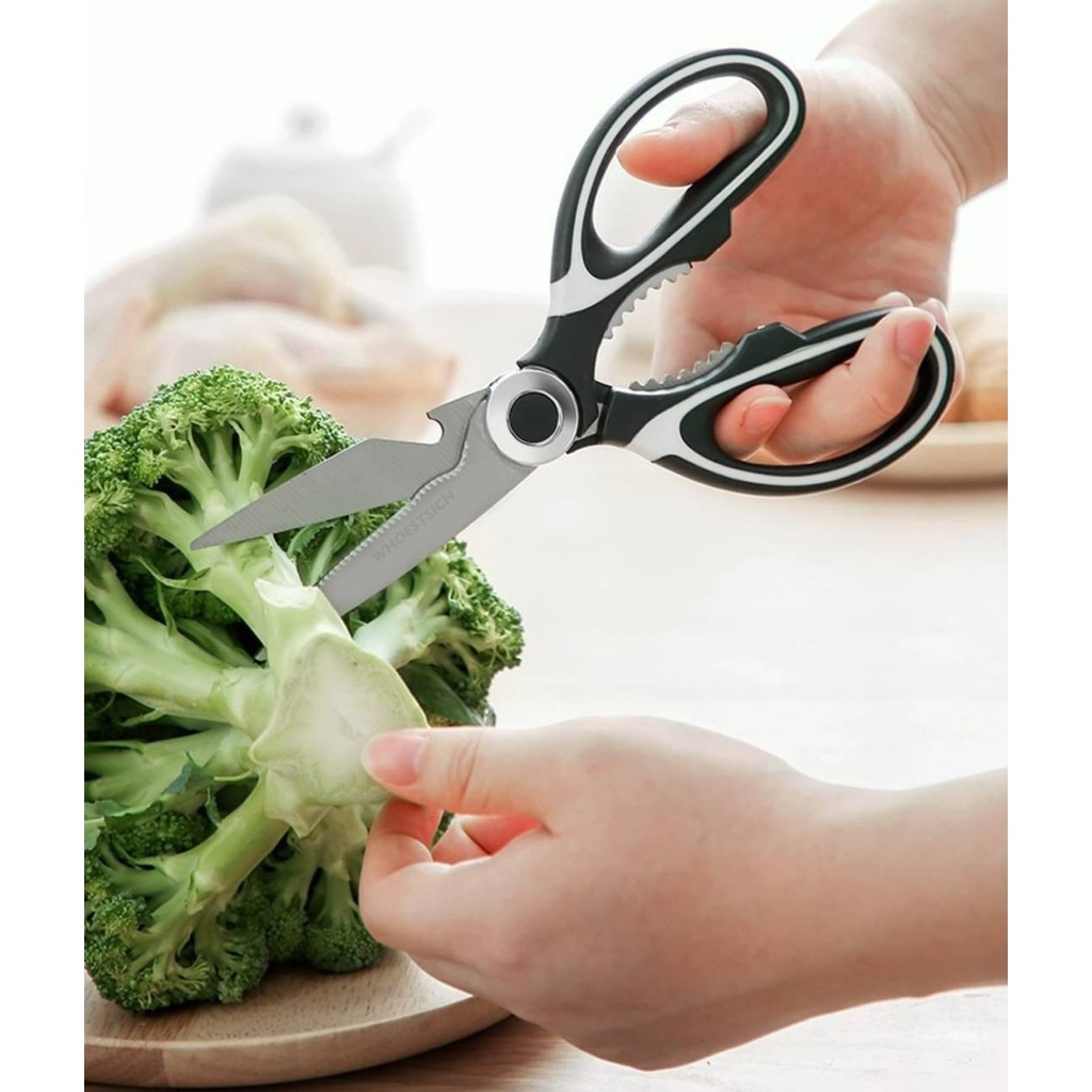 whoestsich-kitchen-scissors-กรรไกรครัวตัดอาหารสแตนเลส-กรรไกรครัว-กรรไกร-กรรไกรสแตนเลส-กรรไกรครัว-กรรไกรตัดอาหาร