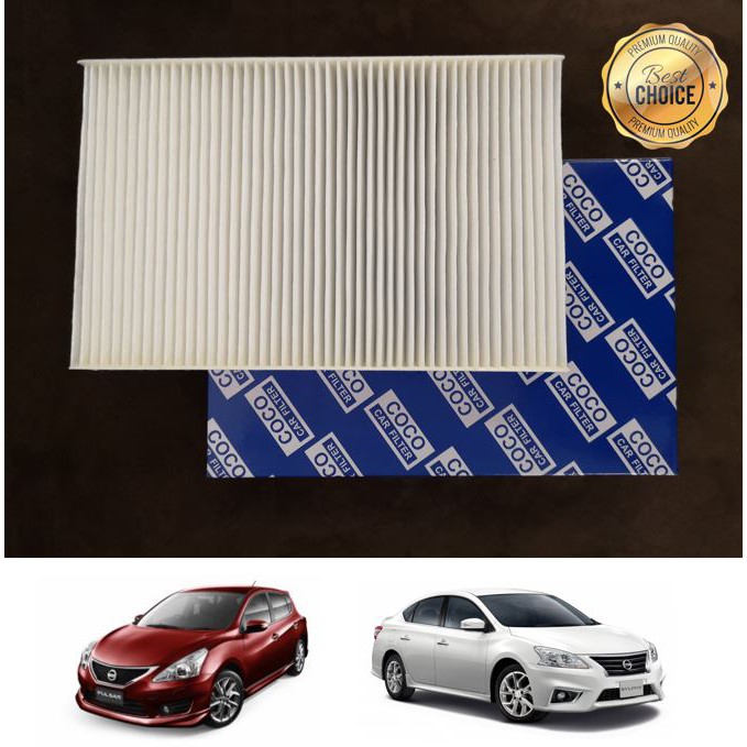 กรองแอร์-filter-nissan-sylphy-pulsar-นิสสัน-ซิลฟี-ซิลฟี่-พัลซาร์-ปี-2012-2019-คุณภาพดี-กรอง-pm-2-5-ได้จริง