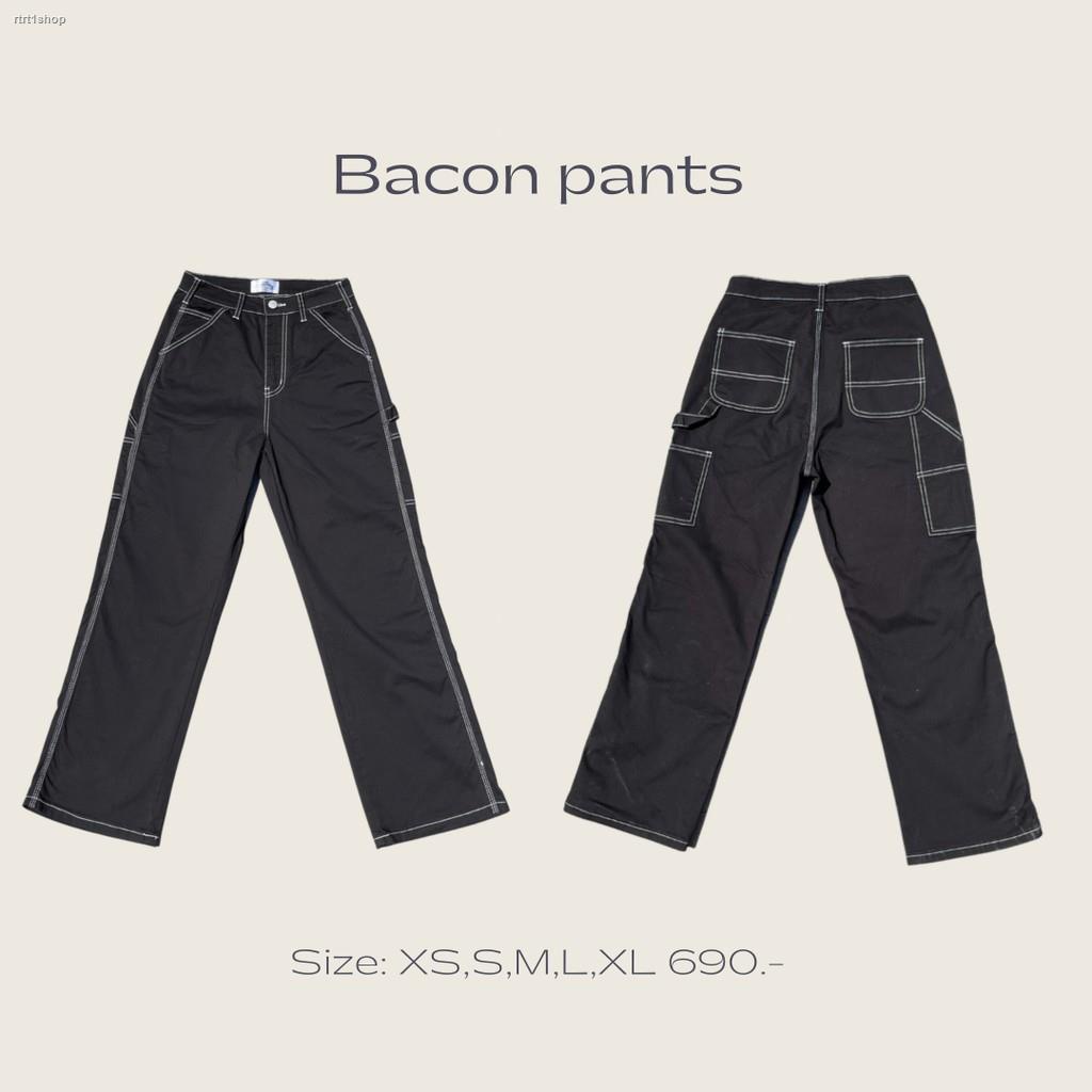 จัดส่งทันทีsomething-bacon-pants