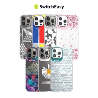 Switcheasy Artist เคสตกแต่งแบบ Double In-Mold สำหรับปี 2021 iPhone 13 13 Pro 13 Pro Max การออกแบบโปร่งแสงเคสป้องกันรูปแบบโมเดิร์น 3D กันกระแทกด้านหลังแข็งเกรดทหารและป้องกันรอยขีดข่วน