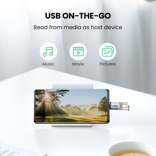 ภาพขนาดย่อของภาพหน้าปกสินค้าUgreen อะแดปเตอร์ USB 3.1 Type C เป็น USB 3.0 C OTG สําหรับ Samsung Galaxy Huawei Mate Google Gopro Oneplus Htc Macbook จากร้าน ugreen.th บน Shopee ภาพที่ 2