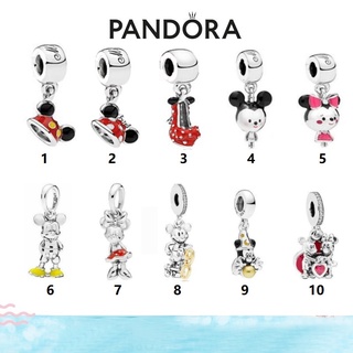 Pandora ของแท้ 100% จี้รูปมิกกี้เมาส์ มินนี่เมาส์ เงินแท้ 925 diy p527