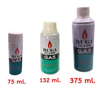 Buga Flame Gas Refill แก๊สกระป๋อง สำหรับเติม ไฟแช็คและปืนจุดเตาแก๊ส