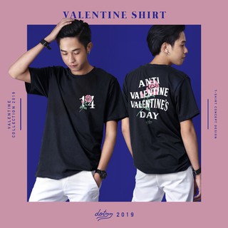 dotdotdot เสื้อยืดผู้ชาย ลาย Valentine(Black)