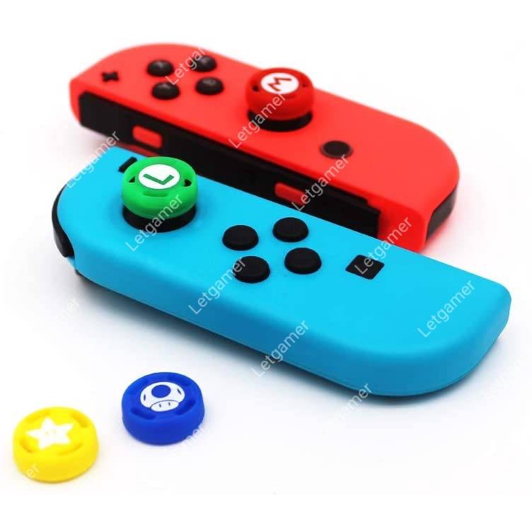 ภาพหน้าปกสินค้าจอยสติ๊กยางอนาล็อค Analog Caps Nintendo Switch / Joy Con / Switch Lite / Switch Oled จากร้าน letgamer บน Shopee