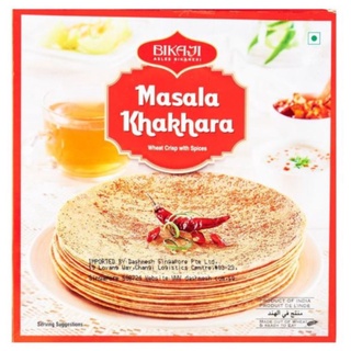 Bikaji Masala Khakhra 200g บิคาจิ มาซาลาขะขรา 200 กรัม ขนมอินเดียอร่อยกรอบหอม