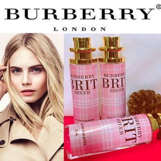 น้ำหอมผู้หญิง บลูเบอรี่ บริท เชียร์ BURBERRY Brit Sheer for Her EDT 35 ml. หอม หวาน ดอกไม้นานาพรรณ กลิ่นเย้ายวน