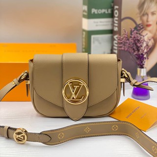 Louis vuitton Pont 9 Grade Hiend Size 23 cm อปก.ถุงผ้า ถุงกระดาษ ใบเสร็จ การ์ด