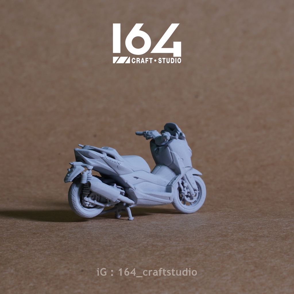 โมเดลรถ-yamaha-xmax-ทำจากงาน-3d-print-ยังไม่ได้ทำสี-ขนาดสเกล1-64