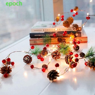 Epoch สายไฟหิ่งห้อย Led 20 ดวง ใช้แบตเตอรี่ สําหรับตกแต่งปาร์ตี้คริสต์มาส ในร่ม กลางแจ้ง