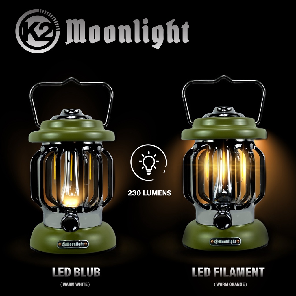 ตะเกียง-k2-moonlight-vtg-led-lantern-ตะเกียงแคมป์ปิ้ง-ตะเกียงled-ตะเกียงวินเทจ-ความสว่าง-230-lm-4w