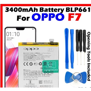 แบตเตอรี่ Oppo F7 พร้อมเครื่องมือ แบตแท้ คุณภาพดี ประกัน6เดือน แบต Oppo F7 / แบตF7 / Oppo F7