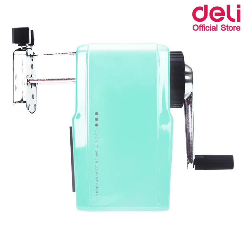 เครื่องเหลาดินสอ-deli-0620f-pencil-sharpener-แบบยึดโต๊ะ-สีพาสเทล-1เครื่อง-กบเหลาดินสอ