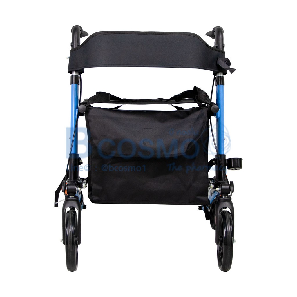 พร้อมส่ง-รถเข็นหัดเดิน-wheelchair-rollator-ใช้สำหรับช่วยพยุงเดิน-พับเก็บได้-รถเข็นพยุงเดิน-รถเข็นวีลแชร์-bcosmo