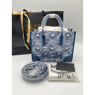 New​ MCM​ mini​ tote มีสายยาว