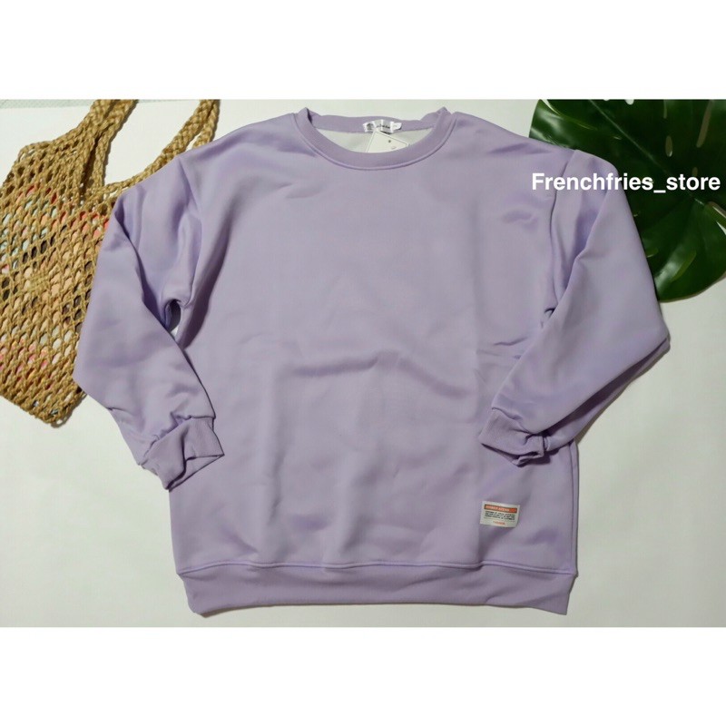 sweater-แขนยาวสีม่วง