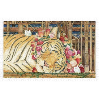 PINTOO: Cotton Lion - Goodnight Tiger (1000 Pieces) [Plastic Jigsaw Puzzle]
