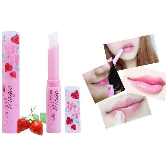 ลิปมัน-mistine-pink-magic-lip-vitamin-e-strawberry-จากมีสทีน
