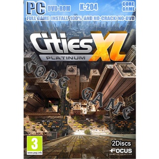 cities xl platinum แผ่นเกมส์ แฟลชไดร์ฟ เกมส์คอมพิวเตอร์  PC โน๊ตบุ๊ค