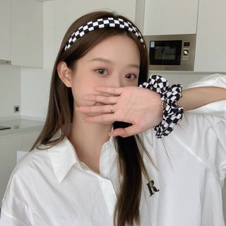 checkers collection 🏁 hair band+Scrunchies