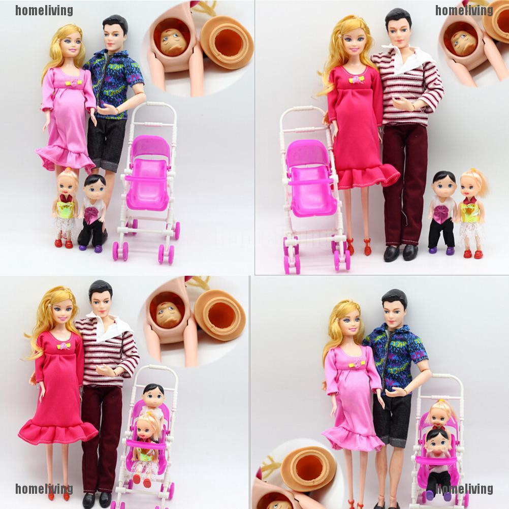 ภาพหน้าปกสินค้าตุ๊กตาครอบครัว เพื่อการเรียนรู้ 6 ชิ้น/ล็อต จากร้าน homeliving.th บน Shopee