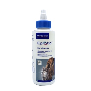 ภาพขนาดย่อของสินค้าVirbac Epi-Otic น้ำยาเช็ดทำความสะอาดหูสุนัขและแมว ขนาด 125ml. (EXP 15/12/23)