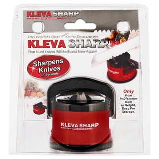 Kleva Sharp ที่ลับมีด ของมีคม - สีแดง  สินค้าของแท้100%  ลับคมได้ไว ลับคมง่ายๆไม่กินแรง