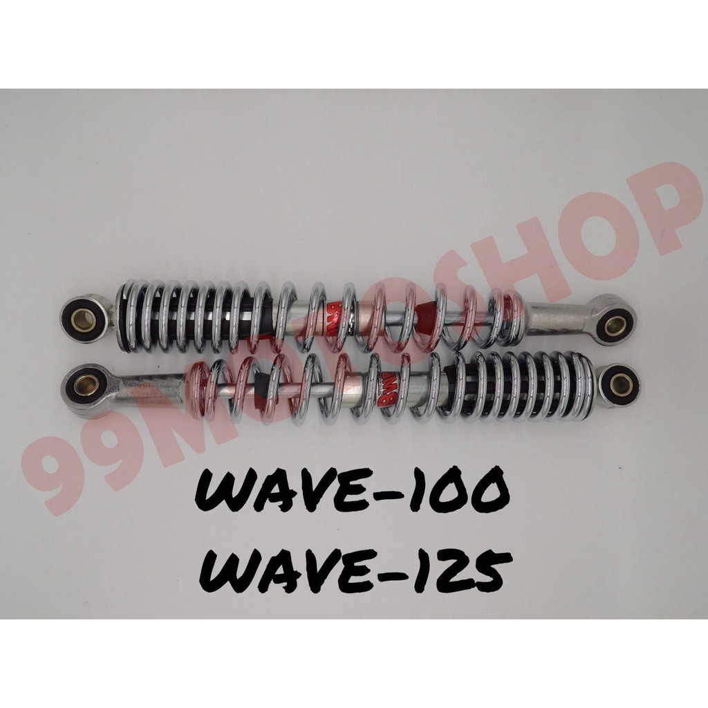 โช๊คหลังเดิม-รุ่นwave100-wave125-ชุบโครเมียม-chrome-คู่
