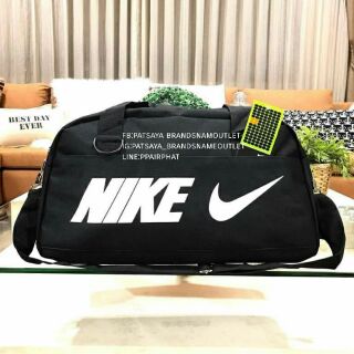 Dont Miss! NIKE TRAVEL BAGแท้💯outlet กระเป๋าสะพายสไตล์ Sport ใบใหญ่วัสดุ NYLON + POLYESTER