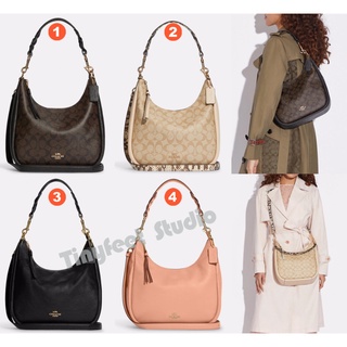 Coach C9189 C9191 C9190 Jules Hobo ผู้หญิง Crossbody สลิงช้อปปิ้งไหล่ Half Moon กระเป๋า 9189 9191 9190